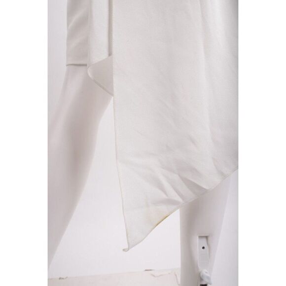 Amsale Womans Bridal Dress Size 4 White Strapless Large Bow Sweetheart Neck NWT - Picture 7 of 8